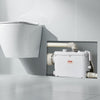 VEVOR Macerator Pump, 500W, 29 GPM Flow, 26 ft/8 m Head, Macerator Wall-Hung Toilet Pump with 4 Water Inlets, Waste Water Disposal Upflush Machine for Toilet, Basement, Shower, Sink, Laundry, Bathtub