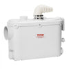 VEVOR Macerator Pump, 500W, 29 GPM Flow, 26 ft/8 m Head, Macerator Wall-Hung Toilet Pump with 4 Water Inlets, Waste Water Disposal Upflush Machine for Toilet, Basement, Shower, Sink, Laundry, Bathtub