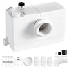 VEVOR Macerator Pump 800W 12000L/h Flow 32.8 ft/10 m Head PCB Smart Control, Macerating Sewage Pump, Waste Water Disposal Upflush Machine with 4 Inlets, for Basement, Toilet, Sink, Laundry, Kitchen