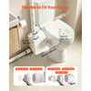 VEVOR Macerator Pump 800W 12000L/h Flow 32.8 ft/10 m Head Sewage Pump, Waste Water Disposal Upflush Machine with 4 Inlets, Macerating Toilet Sewerage, for Basement, Toilet, Sink, Laundry, Kitchen