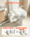 VEVOR Macerator Pump 800W 12000L/h Flow 32.8 ft/10 m Head Sewage Pump, Waste Water Disposal Upflush Machine with 4 Inlets, Macerating Toilet Sewerage, for Basement, Toilet, Sink, Laundry, Kitchen