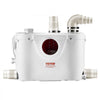 VEVOR Macerator Pump, 500W, 29 GPM Flow, 26 ft/8 m Head, Macerator Sewerage Toilet Pump with 4 Water Inlets, Waste Water Disposal Upflush Machine for Toilet, Basement, Shower, Sink, Laundry, Bathtub