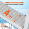 VEVOR Removable Dock Ladder 5 Steps, 350 lbs Load Capacity, Pontoon Boat Ladder with 4'' Wide Step & Nonslip Design for Ship/Lake/Pool/Marine Boarding