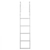 VEVOR Dock Ladder, Removable 5 Steps, 500 lbs Load Capacity, Aluminum Alloy Pontoon Boat Ladder with 3.1'' Wide Step & Nonslip Rubber Mat, Easy to Install for Ship/Lake/Pool/Marine Boarding