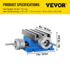 VEVOR Milling Working Table - 7.3 X 4 Inch Worktable - Compound Slide Table Milling Working Cross Table Machine for All Drill Stands Bench Drilling Milling Machine (7.3" X 4")