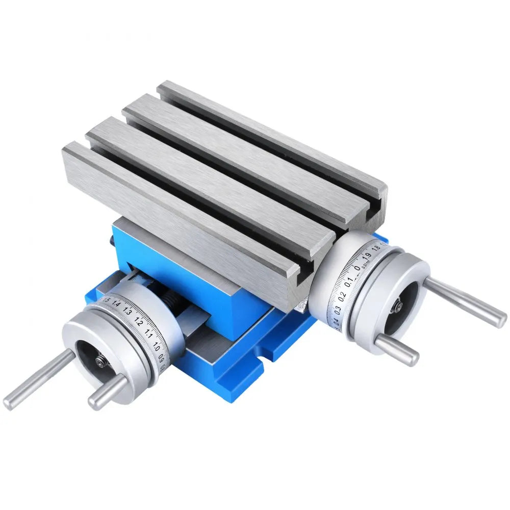 VEVOR Milling Working Table - 7.3 X 4 Inch Worktable - Compound Slide Table Milling Working Cross Table Machine for All Drill Stands Bench Drilling Milling Machine (7.3" X 4")