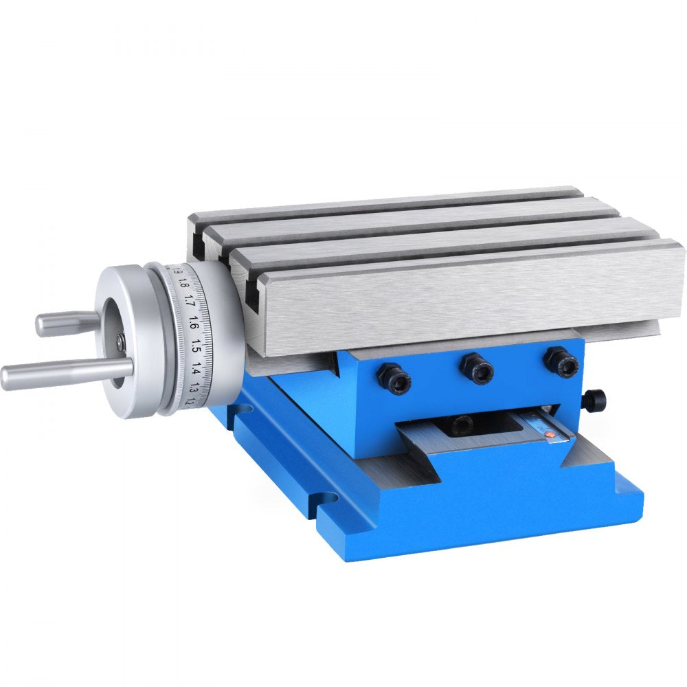 VEVOR Milling Working Table - 7.3 X 4 Inch Worktable - Compound Slide Table Milling Working Cross Table Machine for All Drill Stands Bench Drilling Milling Machine (7.3" X 4")