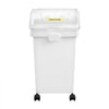 VEVOR Rice Storage Container, 6.6Gallon/25L x3 Capacity Large Dog Food Dispenser Bin, Kitchen Ingredient Grain Cereal Flour Bin, Pet food Containers with Wheels, 3 Scoops,  and Airtight Lid, 3 Pack