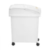 VEVOR Rice Storage Container, 6.6Gallon/25L x3 Capacity Large Dog Food Dispenser Bin, Kitchen Ingredient Grain Cereal Flour Bin, Pet food Containers with Wheels, 3 Scoops,  and Airtight Lid, 3 Pack