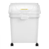 VEVOR Rice Storage Container, 10.5Gallon/40L x3 Capacity Large Dog Food Dispenser Bin, Kitchen Ingredient Grain Cereal Flour Bin, Pet food Containers with Wheels, 3 Scoops, and Airtight Lid, 3 Pack