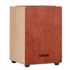 VEVOR Cajon Box Drum Birch Wood Percussion Instrument Guitar Strings with Travel Bag