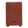 VEVOR Cajon Box Drum Wooden Birchwood Compact Percussion Instrument with Snare Wires