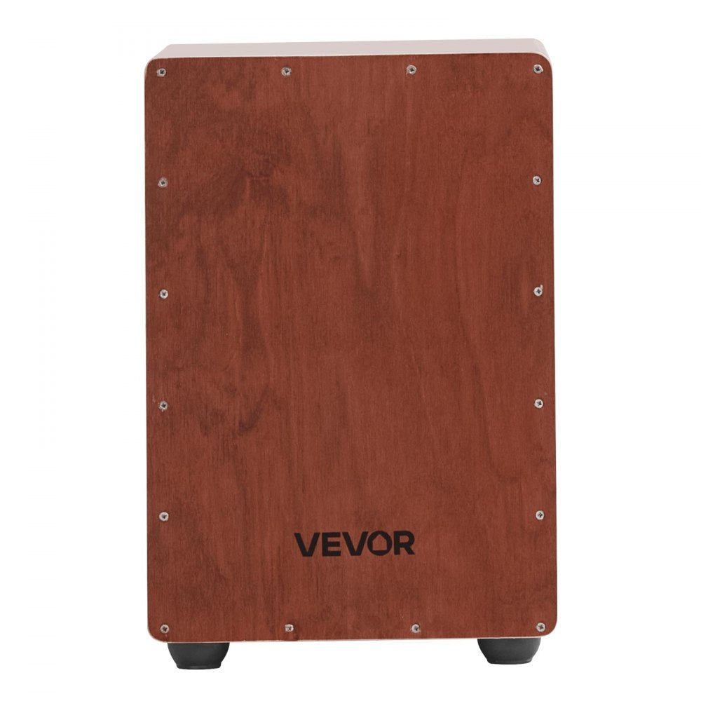 VEVOR Cajon Box Drum Wooden Birchwood Compact Percussion Instrument with Snare Wires