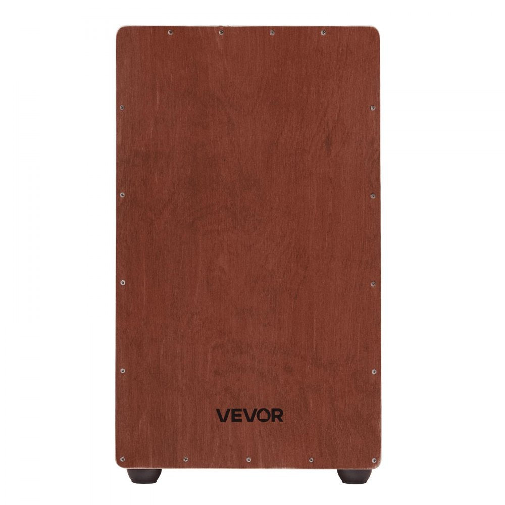 VEVOR Large Cajon Box Drum Wooden Birchwood Percussion Instrument with Snare Wires