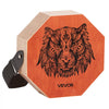 VEVOR Unique Cajon Box Drum, with Internal  Guitar Strings, Portable Wooden Percussion Box, Birch Wood Drum Musical Instrument with Adjustable Strap, for Beginners & Professionals, 11.6 x 11.6 x 4 in