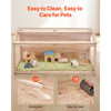 VEVOR Wooden Hamster Cage, 270° Viewing Hamster Habitat, 40 x 20 x 20in, Dwarf Hamster Cages with Openable Top, Ventilated Small Animal Cage, Pet Mouse Cage for Gerbils, Rats, Guinea Pigs, Mice