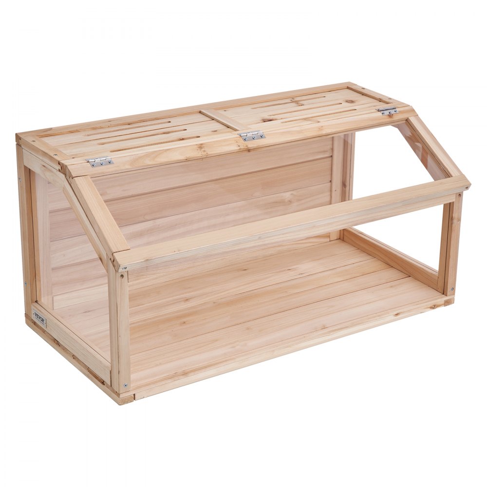 VEVOR Wooden Hamster Cage, 270° Viewing Hamster Habitat, 40 x 20 x 20in, Dwarf Hamster Cages with Openable Top, Ventilated Small Animal Cage, Pet Mouse Cage for Gerbils, Rats, Guinea Pigs, Mice