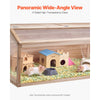 VEVOR Wooden Hamster Cage, 270° Viewing Hamster Habitat, 48 x 20 x 20in, Dwarf Hamster Cages with Openable Top, Ventilated Small Animal Cage, Pet Mouse Cage for Gerbils, Rats, Guinea Pigs, Mice