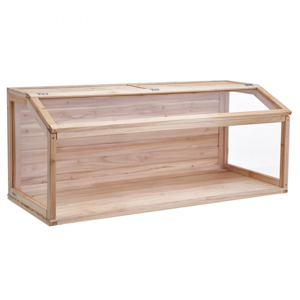 VEVOR Wooden Hamster Cage, 270° Viewing Hamster Habitat, 48 x 20 x 20in, Dwarf Hamster Cages with Openable Top, Ventilated Small Animal Cage, Pet Mouse Cage for Gerbils, Rats, Guinea Pigs, Mice