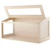 VEVOR Wooden Hamster Cage 31.9"x16.1"x16.1" 270° Viewing Hamster Habitat, Chewproof Acrylic Small Animal Cage with Openable Top, Large Pet Enclosure for Syrian/Dwarf Hamsters, Guinea Pigs & Gerbils
