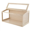 VEVOR Wooden Hamster Cage 40.1"x20.4"x20.1" 270° Viewing Hamster Habitat, Chewproof Acrylic Small Animal Cage with Openable Top, Large Pet Enclosure for Syrian/Dwarf Hamsters, Guinea Pigs & Gerbils