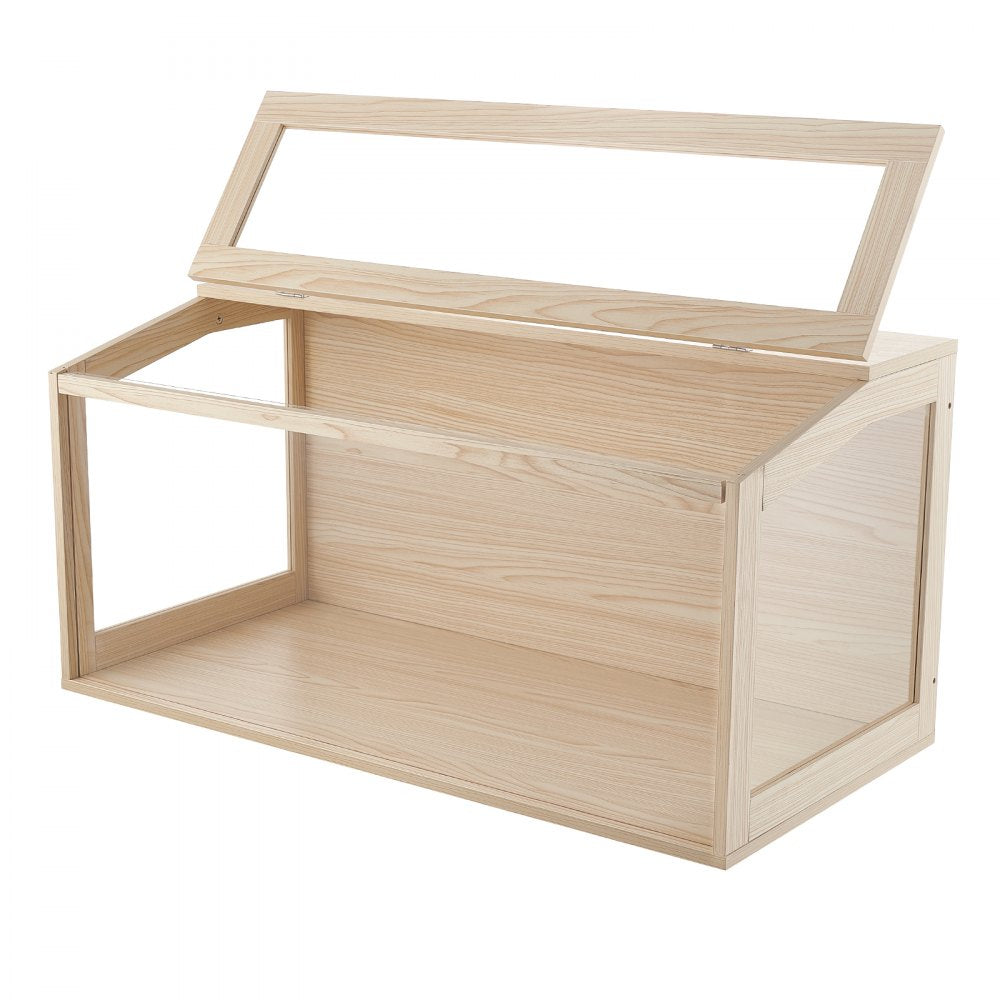 VEVOR Wooden Hamster Cage 40.1"x20.4"x20.1" 270° Viewing Hamster Habitat, Chewproof Acrylic Small Animal Cage with Openable Top, Large Pet Enclosure for Syrian/Dwarf Hamsters, Guinea Pigs & Gerbils