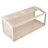 VEVOR Wooden Hamster Cage 48"x20.1"x20.1" 270° Viewing Hamster Habitat, Chewproof Acrylic Small Animal Cage with Openable Top, Large Pet Enclosure for Syrian/Dwarf Hamsters, Guinea Pigs & Gerbils
