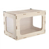 VEVOR Wooden Hamster Cage 23.8"x15.9"x15.9" 270° Viewing Hamster Habitat, Chewproof Small Animal Cage with Openable Top, Large Pet House Wood Enclosure for Syrian/Dwarf Hamsters, Guinea Pigs, Gerbils