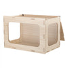 VEVOR Wooden Hamster Cage 23.8"x15.9"x15.9" 270° Viewing Hamster Habitat, Chewproof Small Animal Cage with Openable Top, Large Pet House Wood Enclosure for Syrian/Dwarf Hamsters, Guinea Pigs, Gerbils