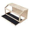 VEVOR Wooden Hamster Cage 39.4"x20.5"x19.9" 270° Viewing Hamster Habitat, Chewproof Acrylic Small Animal Cage with Openable Top, Large Pet Enclosure for Syrian/Dwarf Hamsters, Guinea Pigs & Gerbils