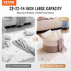 VEVOR Blanket Basket, 87L, Cotton Rope Basket, Woven Basket with Handles, 20" x 14" Round Laundry Hamper Basket Collapsible Extra Large Storage Basket Bins for Organizing Clothes Kids Toys Pillows
