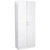 VEVOR Kitchen Pantry Cabinet, 60" Tall Food Pantry Storage Cabinet, 110LBS Freestanding Storage Cabinet Cupboard with 3 Shelves(2 Adjustable), Engineered Wood Utility Pantry for Kitchen, Dining Room