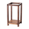 VEVOR 24 Pcs Wooden Wedding Lantern, Cedar Wood and Plastic Wooden Lantern Candle Holder, Rustic Decorative Home Centerpiece Ideal for Wedding Table Party Farmhouse Indoor Decor, Brown