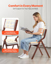 VEVOR folding chair comfort support for hips and back (infographic)