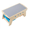 VEVOR Kids Reversible Wooden Activity Table, Multi-Purpose Activity Play Table with 200 Building Bricks & 3 Storage Bins for Kids 3+ Years, Large Storage Space, Present for Boys & Girls, Natural