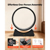 VEVOR Cat Exercise Wheel, 48 in Wooden Cat Running Wheel for Indoor Cats up to 28 lbs, Cats Treadmill with Carpeted Runway & Locking Mechanism, Quiet Kitten Sport Toys for Pets Fitness & Health, Black