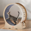 VEVOR Cat Exercise Wheel, Large Cat Treadmill Wheel for Indoor Cats, 35.8 inch Cat Running Wheel with Detachable Carpet and Cat Teaser for Running/Walking/Training, Suitable for Most Cats