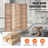 VEVOR Wood Room Divider, 4 Panel Wood Folding Privacy Screen, 66.9 Inches Tall Indoor Louvered Wooden Partition, Portable Decoration Screen, for Room Separation, Home, Office, Restaurant & Bedroom