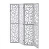 VEVOR Wood Room Divider, 4 Panel Wood Folding Privacy Screen, 66.9 Inches Tall Indoor Carved Wooden Partition, Portable Decoration Screen, for Room Separation, Home, Office, Restaurant & Bedroom