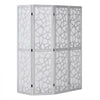 VEVOR Wood Room Divider, 4 Panel Wood Folding Privacy Screen, 66.9 Inches Tall Indoor Carved Wooden Partition, Portable Decoration Screen, for Room Separation, Home, Office, Restaurant & Bedroom