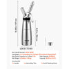 VEVOR Nitro Cold Brew Coffee Maker 17 oz Nitrogen Dispenser System, Home Brew Coffee Keg, Portable Nitrogen Infuser with Dispenser and Pressure Relieving Valve, Gift for Coffee Lovers