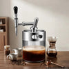 VEVOR Nitro Cold Brew Coffee Maker 135 oz Nitrogen Dispenser System, Home Brew Coffee Keg, Portable Nitrogen Infuser with Dispenser and Pressure Relieving Valve, Gift for Coffee Lovers