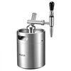 VEVOR Nitro Cold Brew Coffee Maker 135 oz Nitrogen Dispenser System, Home Brew Coffee Keg, Portable Nitrogen Infuser with Dispenser and Pressure Relieving Valve, Gift for Coffee Lovers