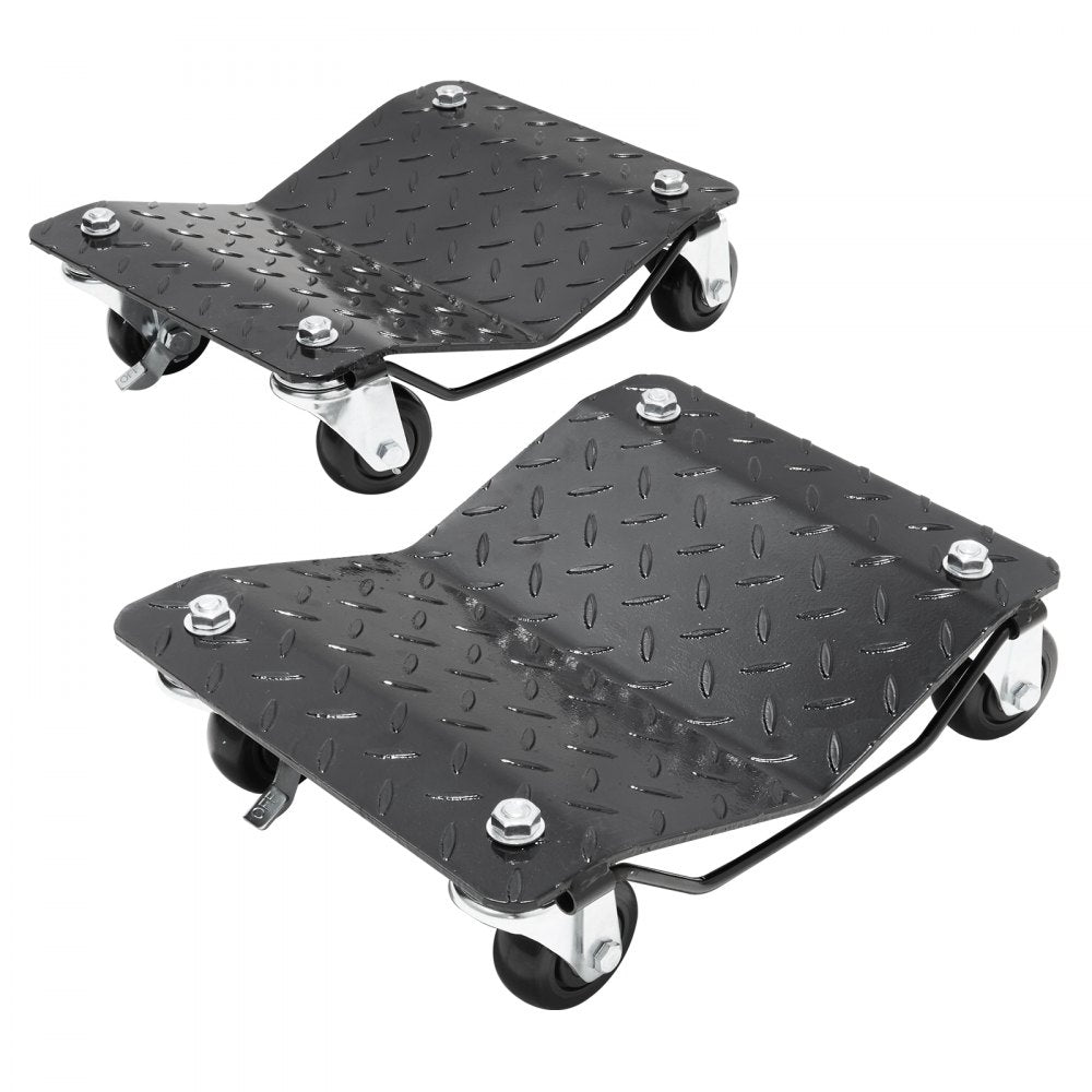 VEVOR Wheel Dolly, 3000 lbs/1360 kg Car Dollies, Wheel Dolly Car Tire Stake Set of 2 Piece, Heavy-duty Car Tire Dolly Moving Cars, Trucks, Trailers, Motorcycles, and Boats