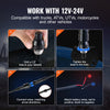 VEVOR 2 PCS 4 FT Whip Light, APP & RF Remote Control Led Whip Light, Waterproof RGB Chasing Lighted Whips with 4 Flags, for UTVs, ATVs, Motorcycles, RZR, Can-am, Trucks, Off-road, Go-karts