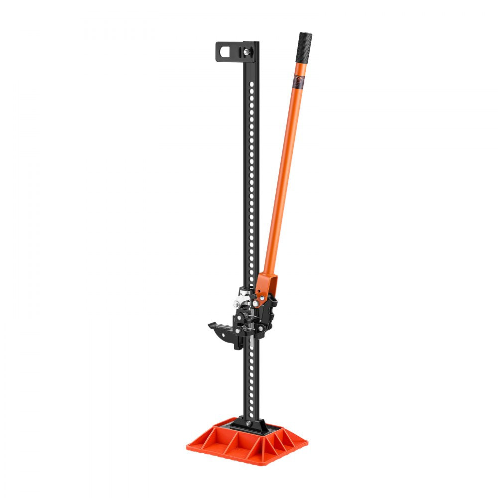 VEVOR Farm Jack with Base, 60" Utility High Lift Farm Jack, 3.18 Ton (7,000 lbs) Capacity Ratcheting Off Road Utility Jacks, Heavy-Duty Lift Jacks with 5.12"-54.33" Lifting Range for Tractor, Truck, SUV