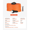 VEVOR 50 Amp Generator Cord, 30 Feet, 125/250V RV Power Cord NEMA 14-50P to SS2-50R with Twist Lock, Grip Handle, Heavy Duty 6AWG/3 + 8AWG/1 Generator Cable, for RV Camper Generator to House, Orange