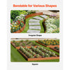 VEVOR Steel Landscape Edging, 6 Packs 40 x 8 in Weather-Resistant & Pre-Rust Metal Landscape Edging, Bendable Garden Edging Border, Lawn Edging for Flower Bed Yard Pathway Divider
