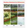 VEVOR Steel Landscape Edging, 6 Packs 40 x 6 in Weather-Resistant & Pre-Rust Metal Landscape Edging, Bendable Garden Edging Border, Heavy Duty Lawn Edging, Flower Bed Yard Pathway Divider