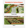 VEVOR Steel Landscape Edging, 6 Packs 40 x 6 in Weather-Resistant & Pre-Rust Metal Landscape Edging, Bendable Garden Edging Border, Heavy Duty Lawn Edging, Flower Bed Yard Pathway Divider